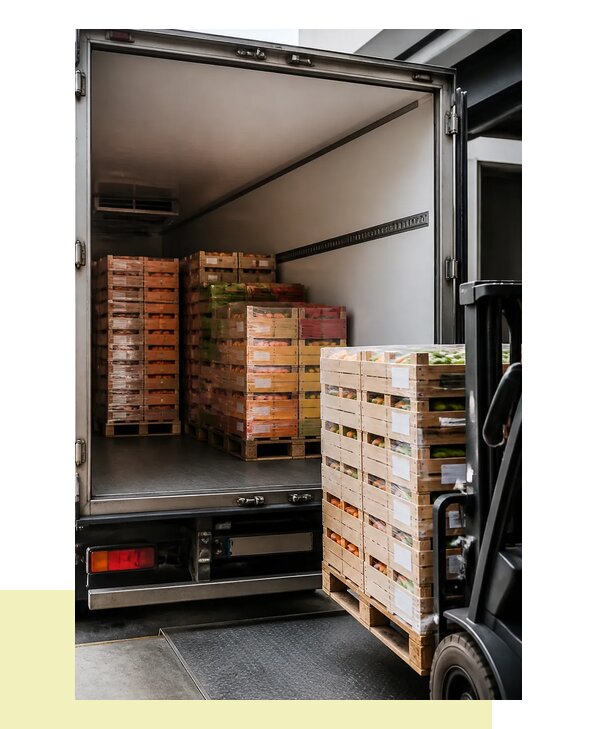 Перевозка сельхозпродукции на паллетах с доставкой в Долгопрудный