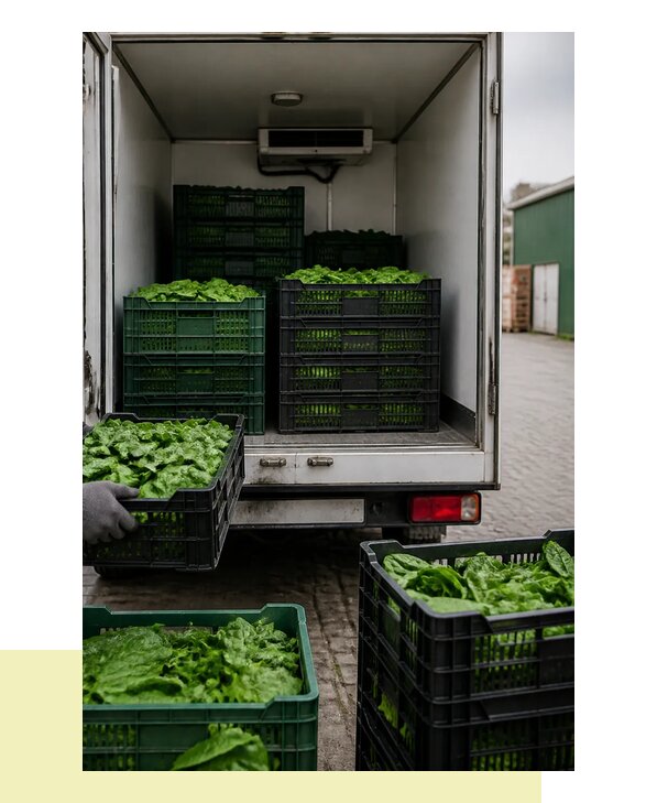 Перевозка шпината в Долгопрудный с сохранением свежести продукции